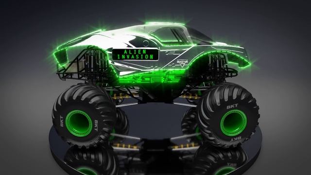 All-new Monster Jam Truck - Alien Invasion! смотреть онлайн