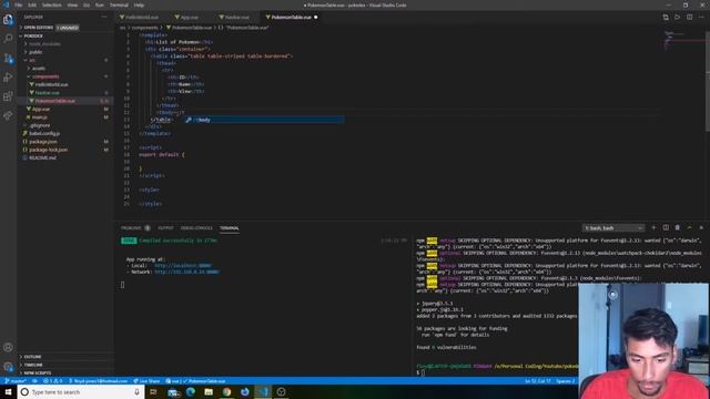 Getting started w/ Vue 3 0: Creating a PokeDex Pt1 (Composition API, State Management, Vue Router) смотреть онлайн