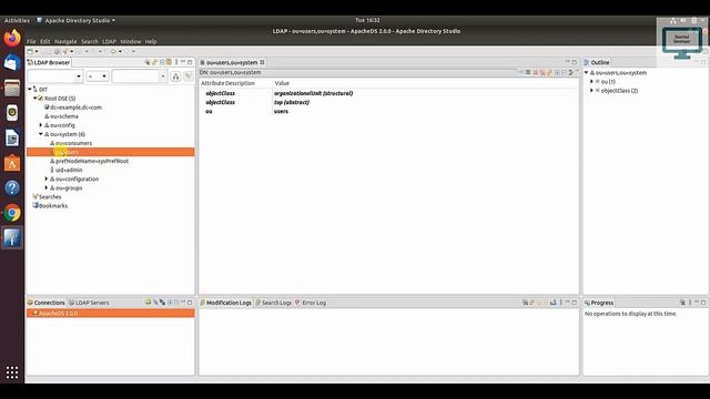 3. LDAP Apache Directory Studio: Create LDAP Server and Connection in Ubuntu смотреть онлайн