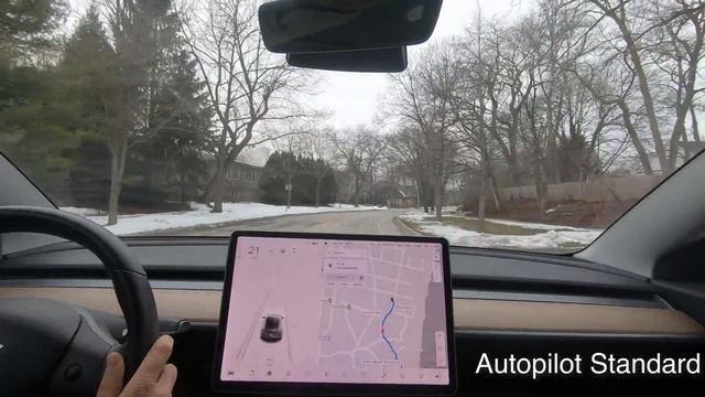 FSD Beta 9 - 2020.48.26.1 - AutoPilot vs. FSD смотреть онлайн
