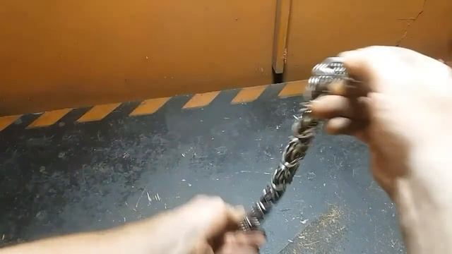 Изготовление металлической ручки из стальных колец В промышленном стиле-проект сварки MIG|DIY смотреть онлайн