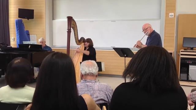 Mozart - Flute and Harp Concerto, Mvt. 2, Morgan Short and David Cramer, PLAY WITH THE PROS, 2015 смотреть онлайн