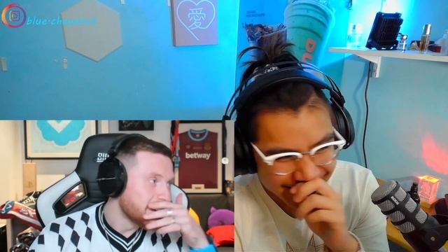 SIDEMEN AMONG US but it's PURE CHAOS | BLUE React смотреть онлайн