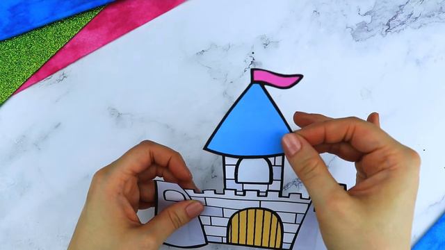 Free Printable Princess Castle Craft with Castle Template смотреть онлайн