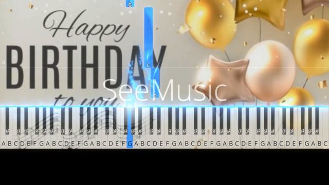 Happy Birthdayl Sudirth Songs l Piano смотреть онлайн