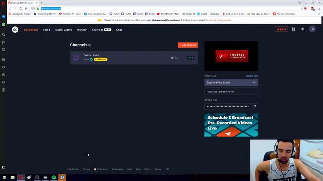 Twich Error - Não consigo fazer live e nem assistir смотреть онлайн
