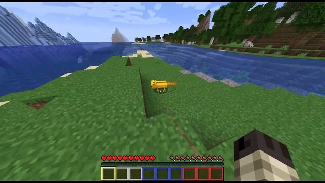 Весёлый баг с аксолотлем в Minecraft 1.17 Java Edition смотреть онлайн