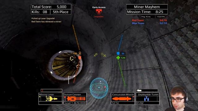 Miner Mayhem /w Devs - Descent: Underground Multiplayer 296 смотреть онлайн