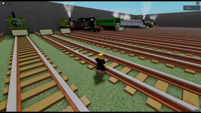 Thomas and Friends Cool Beans Railway Off a Cliff | Roblox train games смотреть онлайн