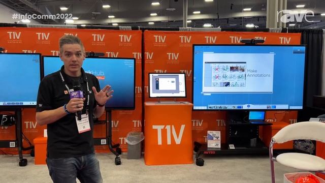 InfoComm 2022: T1V Overviews ThinkHub Room-Based Collaboration, Now With New Cloud Software Solutio смотреть онлайн