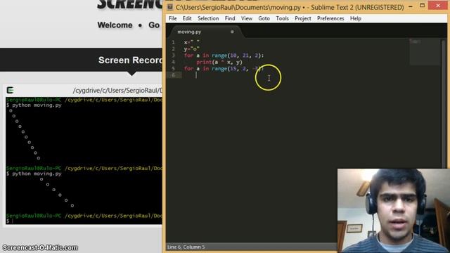 For cycle and basic print in Python смотреть онлайн