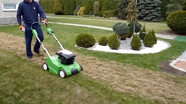 wertykulator viking LB 540 scarification Verticutter wertykulowanie trawniika areorator смотреть онлайн