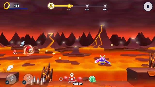 Sonic Runners Adventure - Lava Mountain Gameplay смотреть онлайн