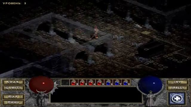 Diablo (PC). Part 1/3. Игры 90-х. Longplay (без комментариев, на русском языке)