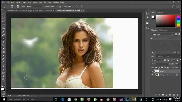 Mixed art Photoshop Action tutorial смотреть онлайн