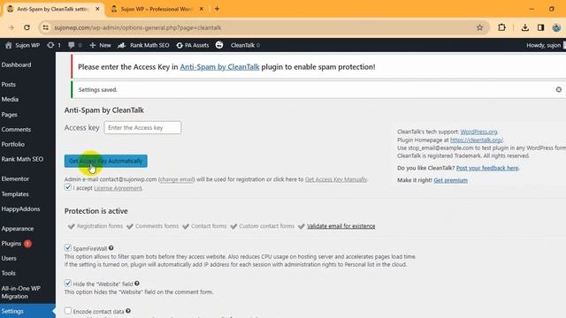 How To Stop WordPress Spam Mail, Spam Comment | Wordpress comment spam protection | CleanTalk Plugi смотреть онлайн