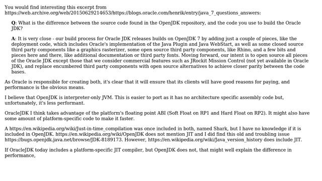 Are there performance differences between OpenJDK and Oracle? (3 Solutions!!) смотреть онлайн