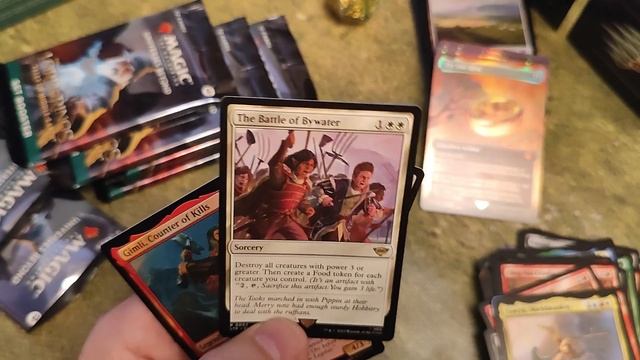 Magic The Gathering - Lord Of The Rings Bundle - вскрываем коробку