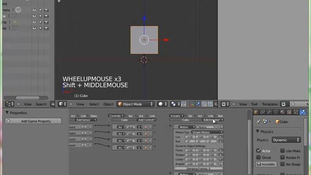 как сделать 3d игру в Blender game engine 1# смотреть онлайн