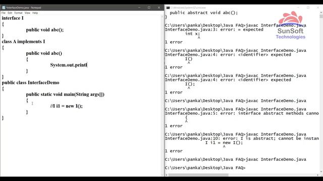 Java FAQ #6 - What is an interface, its characteristics and the usage смотреть онлайн