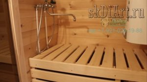 Как делается душ в бане бочке