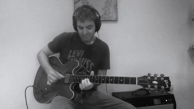 Gibson 335 & Mesa Blue Angel BLUES guitar JAM смотреть онлайн