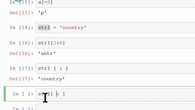 Slicing strings in Python смотреть онлайн