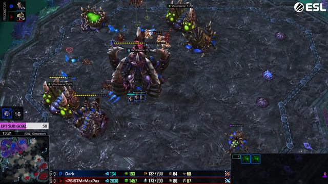 DARK vs MAXPAX | EPT NA 212 Semi Finals (Bo3 ZvP) - StarCraft 2 смотреть онлайн