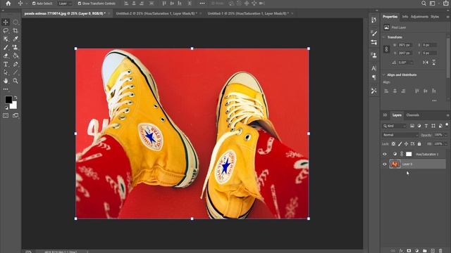 Photoshop 1 Minute Lessons | Trick for your online stores | Hue Saturation For One Layer | Lesson 3 смотреть онлайн