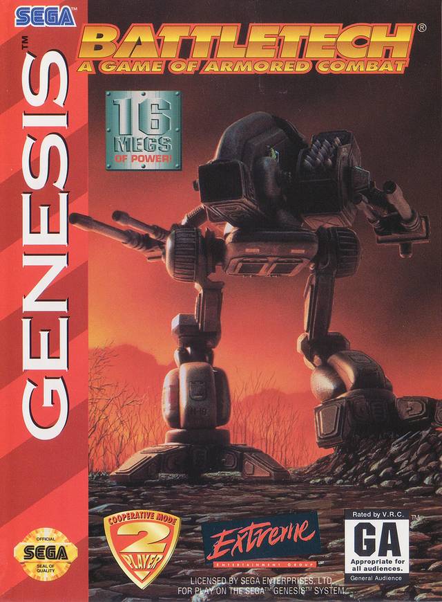Sega Mega Drive 2 (Smd) 16-bit Battletech Полное Прохождение