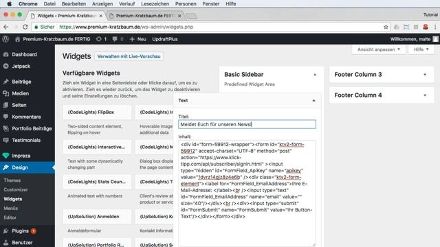 WordPress Seitenleiste erstellen und gestalten / WordPress #27 смотреть онлайн