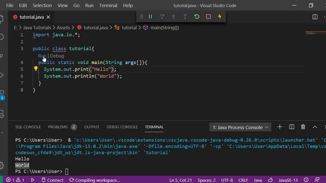 print v/s println || Java Tutorials || Java Tutorials for Beginners смотреть онлайн