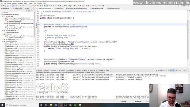 Spring Boot - Criando o Repository com Spring Data JPA смотреть онлайн