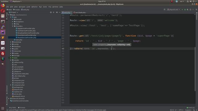 Laravel Роутинг - параметры в смотреть онлайн