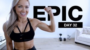 Caroline Girvan - Day 32 of EPIC _ Obliques Shoulder Workout with Dumbbells
