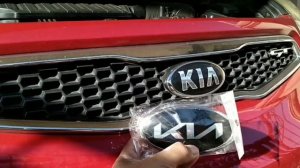 Rebadge / Replace KIA Badge with New KIA Logo