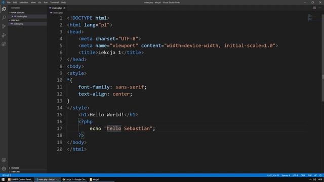 1. Kurs PHP - Wstęp: Hello World, zmienne, formularze смотреть онлайн