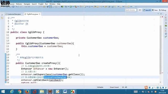 10-08 Spring的AOP的底层实现：Cglib动态代理 смотреть онлайн