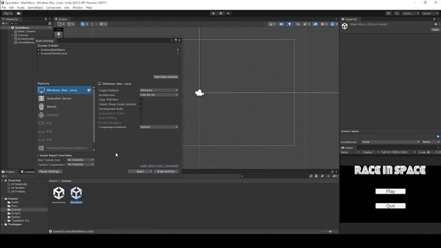 Unity Building and Uploading: Share Your Game - Re-Create Space Race Ep. 11 смотреть онлайн
