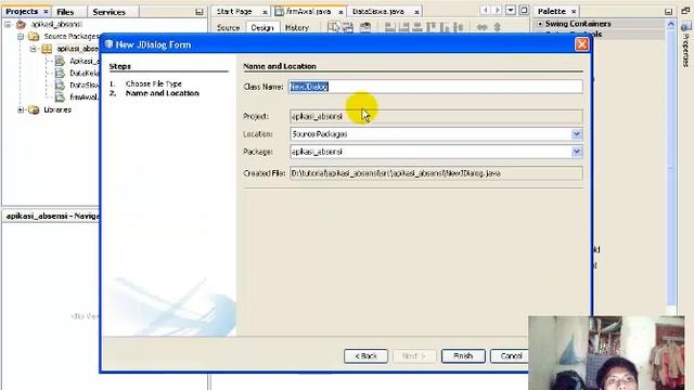 Tutorial membuat menu dengan swing java pemangilan form, 24100155, M. Usman Nasih, STMIK El-Rahma смотреть онлайн