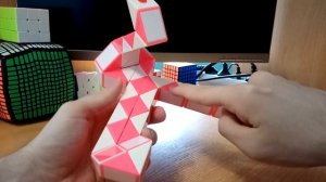 Огромная змейка Рубика (72 элемента)! Как собрать павлина (peacock) из змейки Рубика)