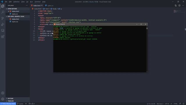 #5 Curso de #Git - Revirtiendo commits (revert) смотреть онлайн