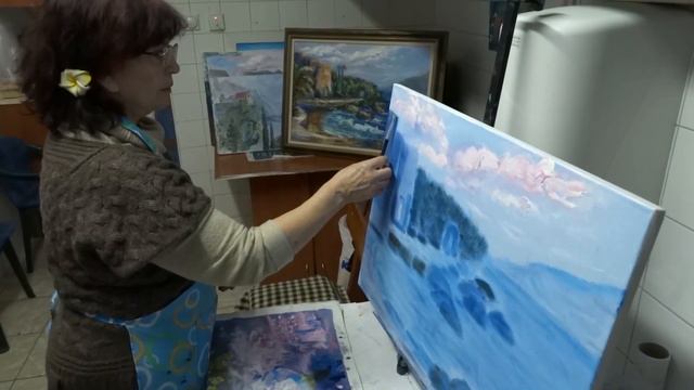 Рисуем картину с Таней Николич смотреть онлайн