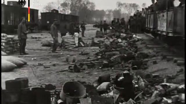 Узкоколейная железная дорога на западном фронте - 1918 год. смотреть онлайн