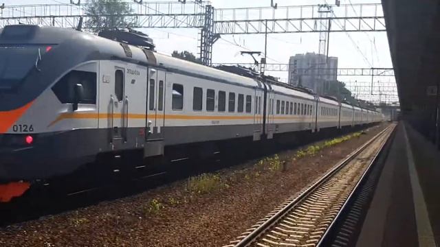 Электропоезд ЭП2Д-0126 станция Одинцово до станции Кубинка-1 13.07.2021. смотреть онлайн