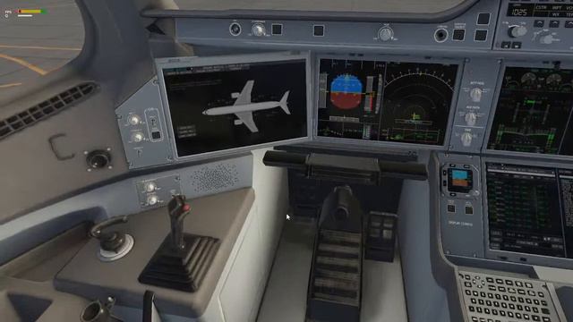 X-plane 11/ UUEE(Москва, Шереметьево)-LCLK(Кипр, Ларкана) A350 Flight-Factor 4 часовой полёт. смотреть онлайн
