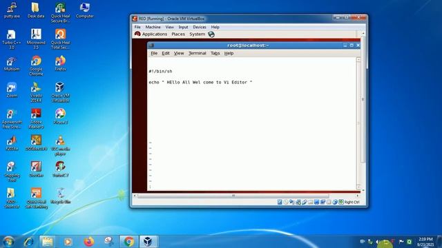 VI Editor in Red Hat Linux 5 смотреть онлайн
