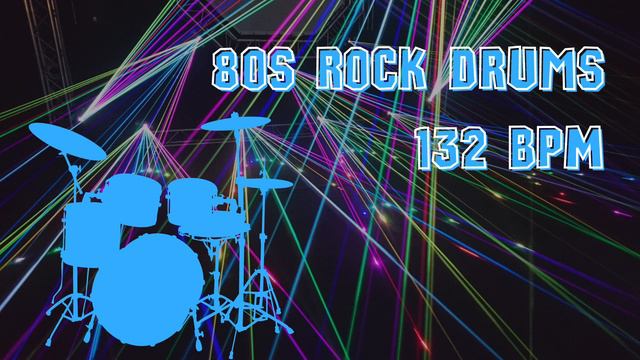 80s Rock Drums | 132 BPM смотреть онлайн