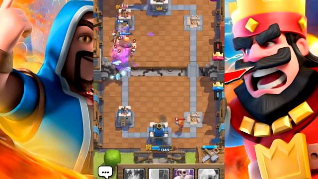Clash royale. Супер-атакующая колода. смотреть онлайн