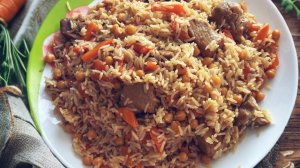 ПЛОВ СО СВИНИНОЙ И НУТОМ ❤️ ОЧЕНЬ ВКУСНО, БЫСТРО И ПРОСТО!